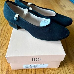 Bloch Ladies Accent 1” Character Dance Shoes- Excellent Condition
